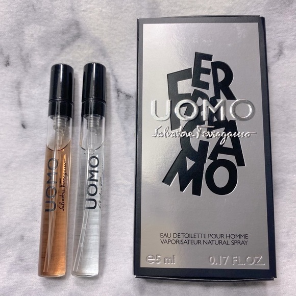 Salvatore Ferragamo Uomo Casual Life EDT Twin Pack, 2 x 5 ml, Natural Spray, NEW - Picture 3 of 8